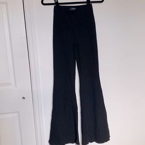 NWT bershka flare ribbed pants